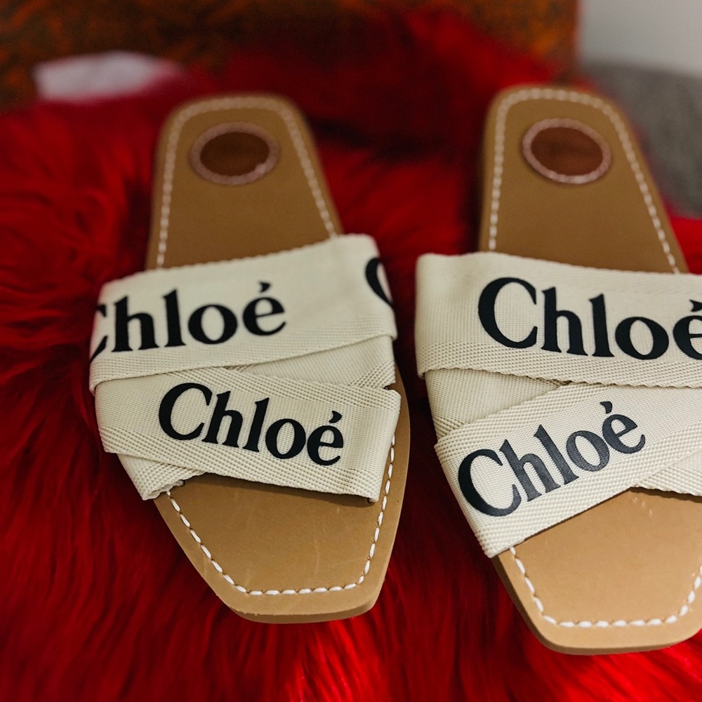 Brand new  ladies CHLOE WOODY SANDALS, size 38